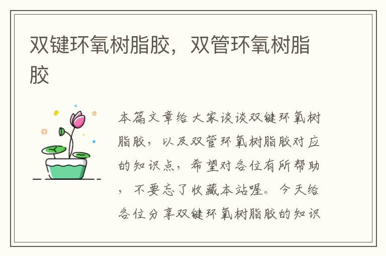 双键环氧树脂胶,双管环氧树脂胶
