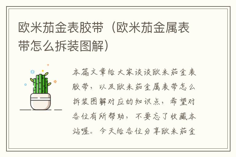欧米茄金表胶带(欧米茄金属表带怎么拆装图解)