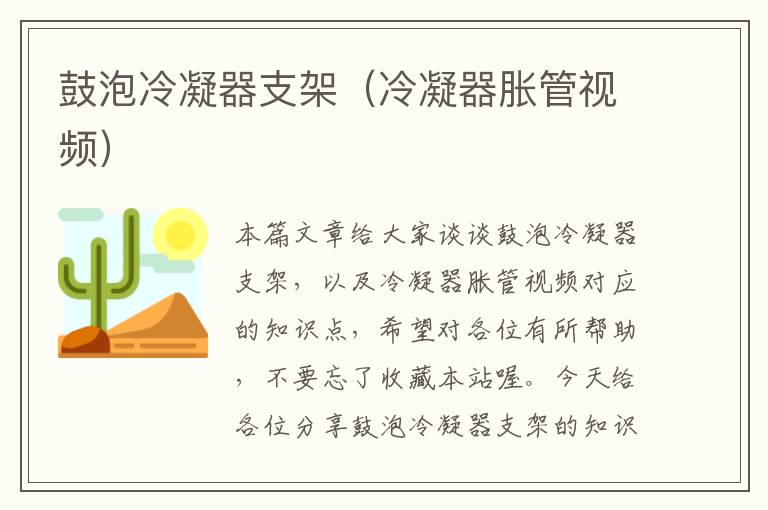 鼓泡冷凝器支架(冷凝器胀管视频)