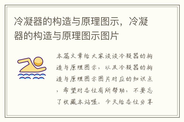 冷凝器的构造与原理图示,冷凝器的构造与原理图示图片